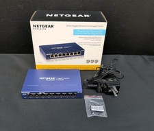 NETGEAR GS108 ProSafe 8 Port Standalone Gigabit Ethernet Switch GS108-400NAS