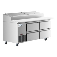 68" 4 Drawer Refrigerated Pizza Prep Table