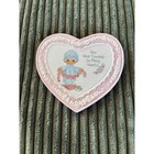 Precious Moments Heart Plate You Have Touched So Many Hearts Ceramic Display