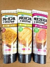 Kewpie Verde Mentai French Style Toast Spread 100g x 3 flavors Bundle
