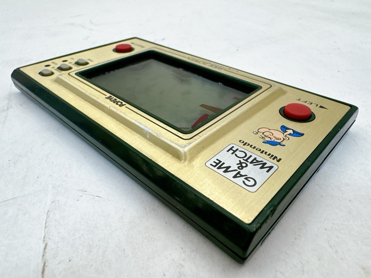 Nintendo Game & Watch Popeye PP-23 1981 Wide Screen Vintage Tested