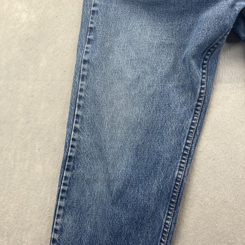 Levis 20505 0217 Jeans Mens 36x32 Denim Orange Tab Vintage 70s 80s USA Made 505 - Picture 6 of 19