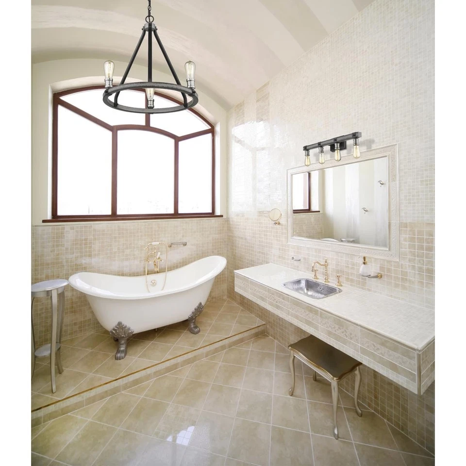 Candelabro Z-Lite 472-3ABB Kirkland Ashen Barnboard - Imagem 3 de 4