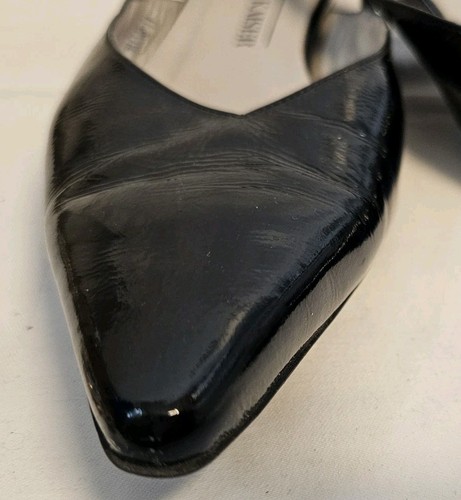 Peter Kaiser Sling-Pumps Gr.41 Schwarz Lack Damen Schuhe - Bild 6 von 10