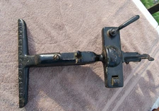 Vintage Henry Disston & Sons 9 Inch Cast Iron Saw Vice Ball & Socket Swivel