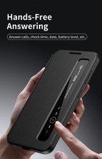 APP Leather Smart Case Samsung Galaxy S25 S26 Ultra Side Window View Flip Cover — image 12