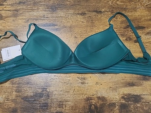 NWT Auden Size 34B Green Push-up Wire Free Bra #1 - Picture 11 of 13