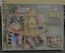 Troll Treehouse Toy Street, Inc. 1992 New Sealed In Package