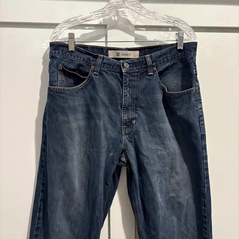 Jeans holgados GAP de colección años 90 34x29 (Tag34x30) 1969 Denim México 100 % algodón Foto 3 de 4
