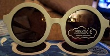 Babiators Round Little Suns Baby Sunglasses Into The Mist 0-2 Yrs UV Protection