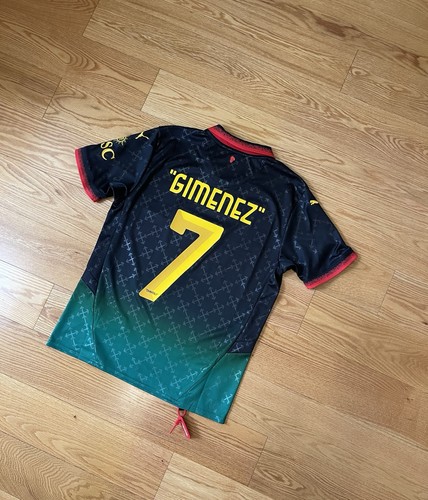 ⚫️🟢 Puma AC Milan SANTI GIMENEZ🇲🇽 2024/25 Off-White jersey (Size Medium)