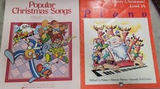 Lot of 2 Christmas Piano music books - Beginner