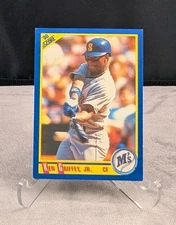 Ken Griffey Jr. 1990 Score Baseball Card Seattle Mariners Blue Dot Error Card