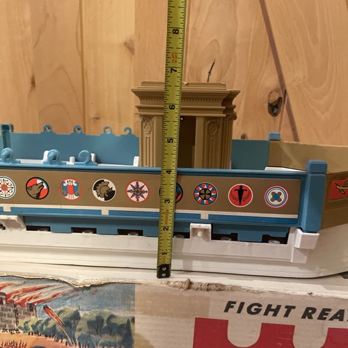 1963 Remco Big Caesar römisches Boot Spielzeug Spielset - Teile Display restaurieren wie abgebildet - Bild 3 von 24