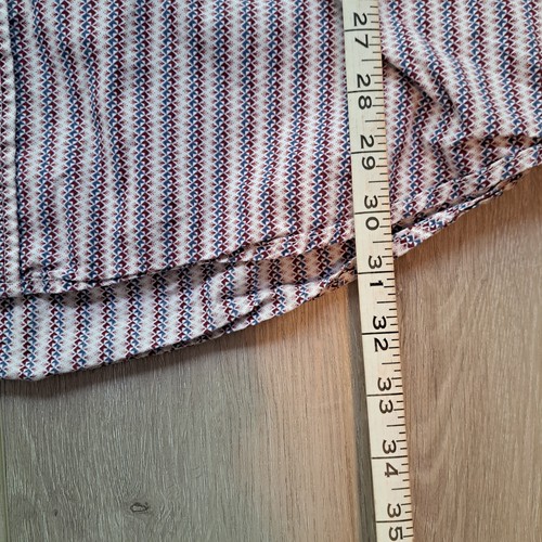 Cinch Men’s Red Geometric Long Sleeve Button Up Size XXL Western Cowboy - Picture 8 of 10