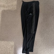 Adidas Tiro Track Pants - youth Large - Black/Gray - GN5495