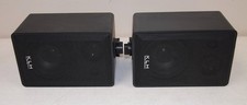 Nice!! Vtg KLH #970A 40W 3-Way BOOKSHELF Indoor/Outdoor SPEAKERS & BRACKETS!!