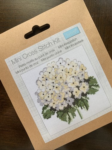 Hortensie Kreuzstich Set - Trimits Mini gezählt Kreuzstich Kit GCS200 - Bild 1 von 6