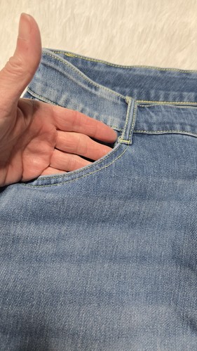 Halara High Waist Stretch Pull On Straight Jeans Größe Large Petite 32x27 - Bild 7 von 13