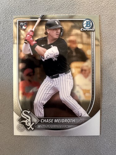 Chase Meidroth 2025 Bowman Chrome #71 Chicago White Sox Rookie