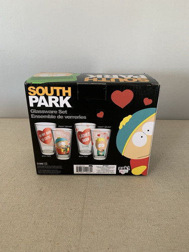 South Park 16 Unzen Sammler Glaswaren 2er Set ZAK! Comedy Central 2025 NEU! - Bild 2 von 5
