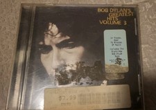 Bob Dylan's Greatest Hits, Vol. 3 CD used case sticker