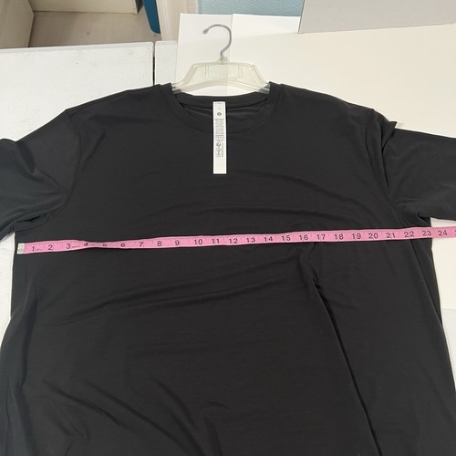 Camiseta de Entrenamiento Jersey Calce Relajado Lululemon Nueva con Etiquetas Talla 14 Negra Elastizada en 4 Vías - Imagen 8 de 11