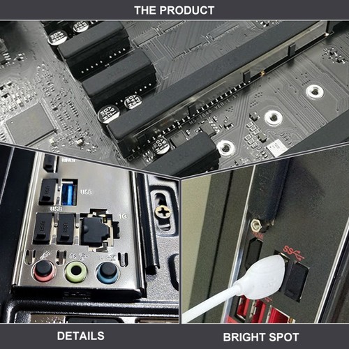 24 Pcs USB -Staubstecker -Set USB-Abdeckung Staubbedeckung Für Computer - Zdjęcie 10 z 12