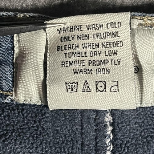 Old Mill Jeans Mens 42x34 Blue Fleece Lined Warm Denim Straight Leg 5-Pocket - Picture 6 of 11