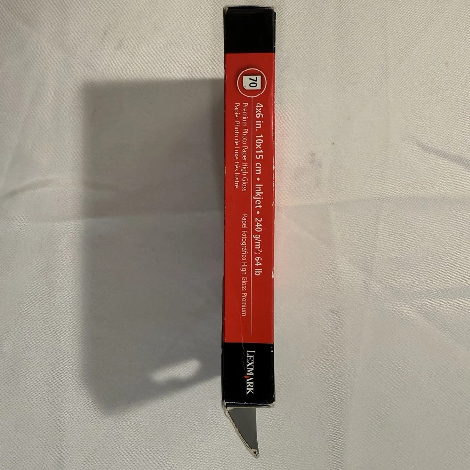 New In Sealed Box Lexmark Premium Photo Paper 4x6, 60 Sheets, Inkjet, High Gloss - Image 3 of 3