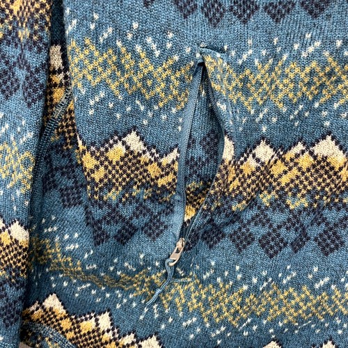 Sudadera con Capucha The North Face Media Luna Para Mujer 2XL Azul Estampado Logo Bolsillos Media Cremallera - Imagen 5 de 11