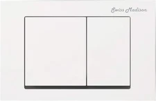 Swiss Madison Well Made Forever White SM-WC002W Wall Mount Dual Square, 