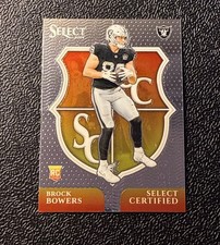 Brock Bowers (RC) *Select Certified Rookies*  2024 Panini Select #7