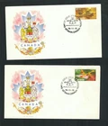 Canada #843-844, 1979 17¢ Aircraft singles, each on R.G. Sharpe (RGS) FDC