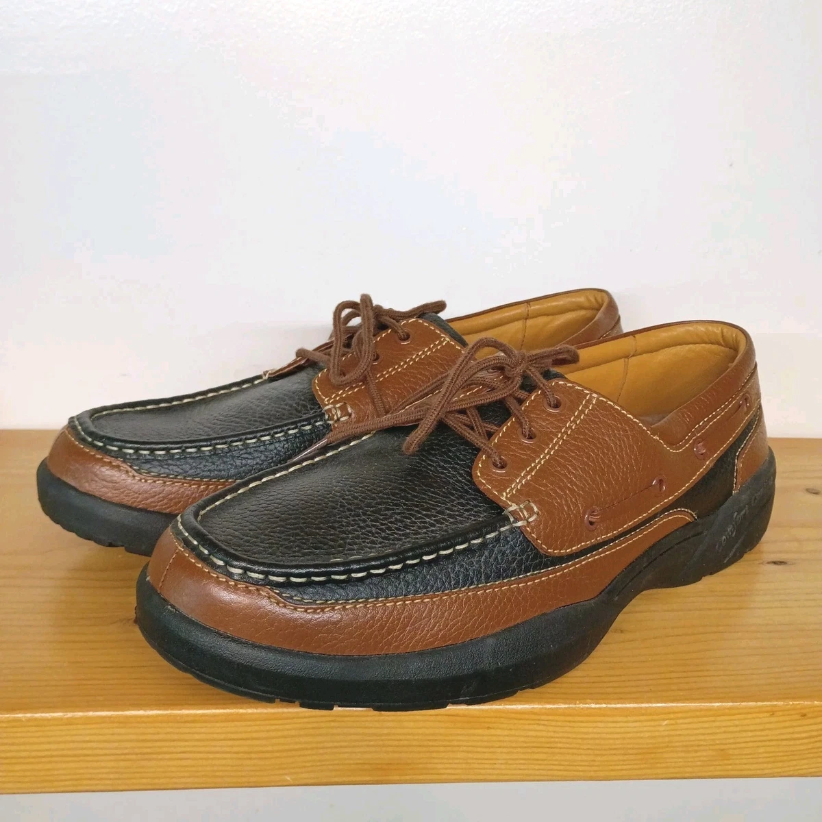 Dr. Comfort Pressure Relief Classic Brown All Leather Men\'s Wing Shoes 10.5 Dr. Comfort Brown Dress Shoes for Men for sale | eBay main image 2