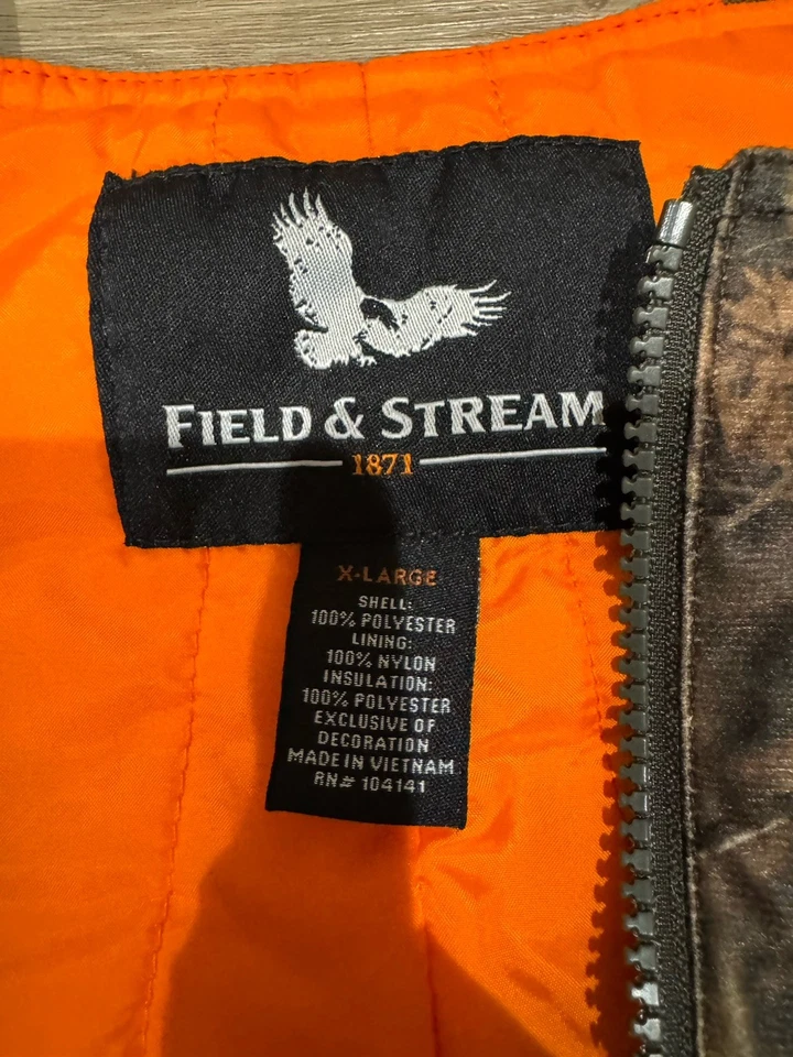 Mono con tirantes Field & Stream HydroProof aislado talla XL Realtree camuflaje Foto 4 de 4