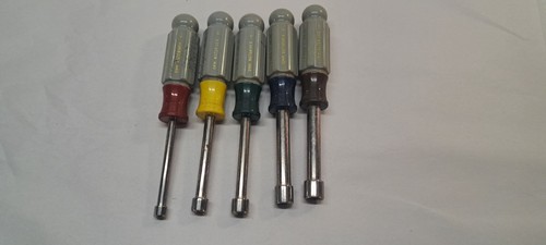 6 pc Vintage =Craftsman= Nut Driver Set  Metric =H= 6mm, 8mm, 9mm, 10mm, 11mm - Picture 3 of 10
