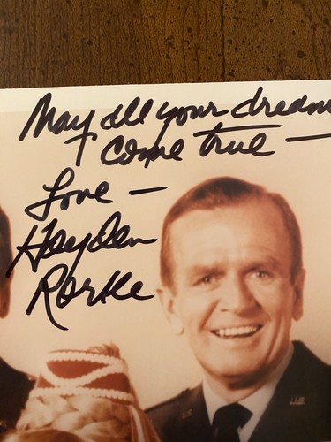 I Dream Of Jeannie Cast Signed Autographed Photo By All 4 w/ COA EXTREMELY RARE - Picture 3 of 7