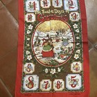 Christmas Tea Towel, Vintage Christmas Tea Towel 12 Days Of Christmas