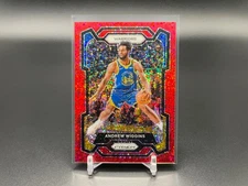 2023-24 Panini Prizm #83 Andrew Wiggins Red Sparkle Prizm TTC4128