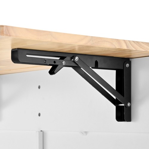 Mobile Kitchen Island Storage Trolley Cart on Wheels with Dropleaf Top White - Picture 7 of 8
