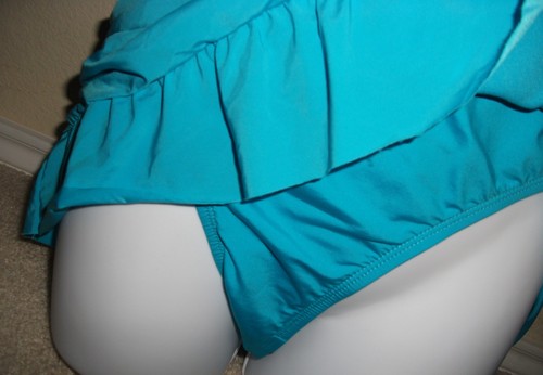 New KENNETH COLE Skirted gathered side swim bikini bottom pant,size S, L, XL - Picture 12 of 41