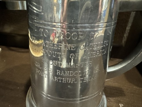 BSA English Pewter Mug Tankard, Sheffield England Boy Scouts Of Ireland - Picture 4 of 6