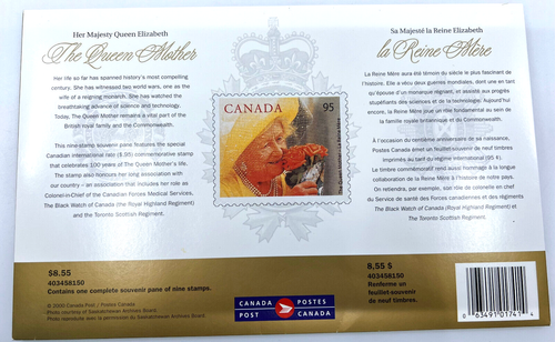 Postage Stamp Lot Queen Mom 100yrs and Elizabeth 60th London Landmarks UK Canada - Picture 10 of 15