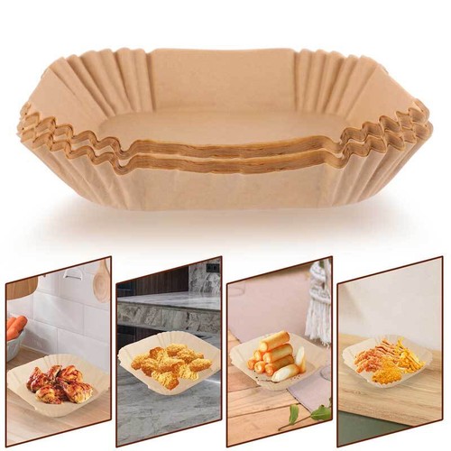 Air Fryer Liners 100/200 pcs Disposable Parchment Paper Liner Non Stick Food - Picture 9 of 20