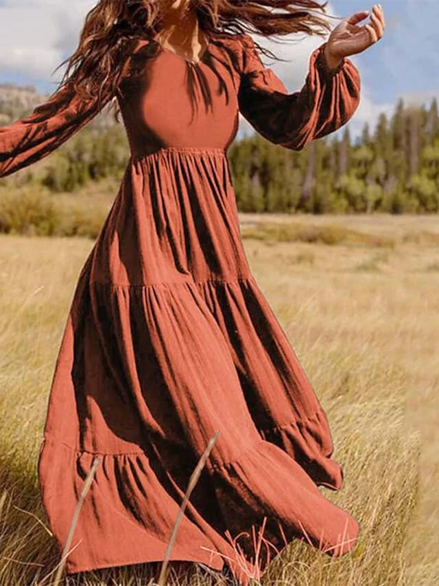 Damen schaukelkleid midikleid Clearance