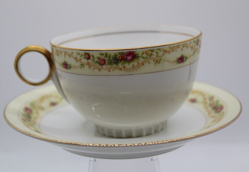 Vintage Meito China The Windsor Shape Cup & Saucer 22KT Gold Trim Replacement 1 - Picture 5 of 14