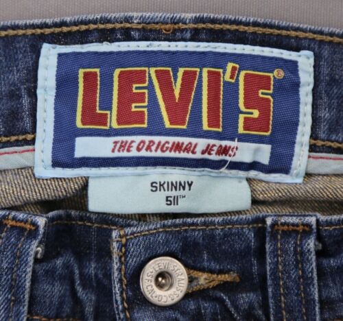Vintage Men's 2008 Levi's Original Jeans 511 Skinny Stretch Size 31x30 - Picture 3 of 9