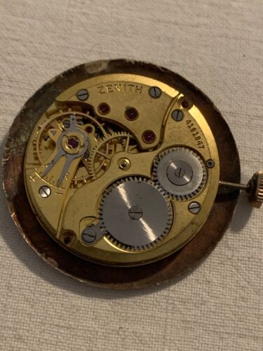 ZENITH movimento manuale cal 126 tige dial 33.5mm funzionante progetto parti - Imagen 5 de 5