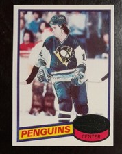 1980 Topps Greg Malone Penguins NM - MINT #186 Hockey Card